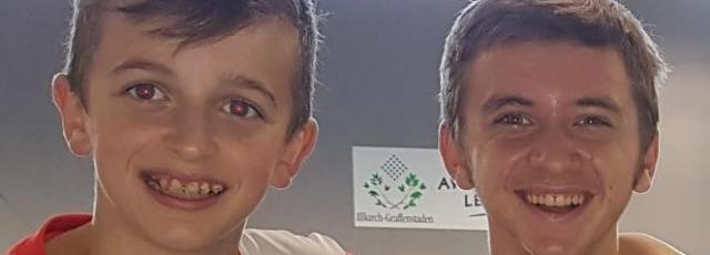 Titouan Emond et Arnaud Dubois au tournoi d'Ostwald